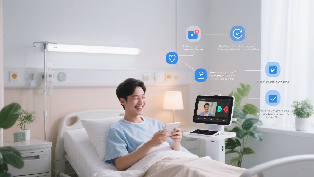 best bedside infotainment terminal for hospitals