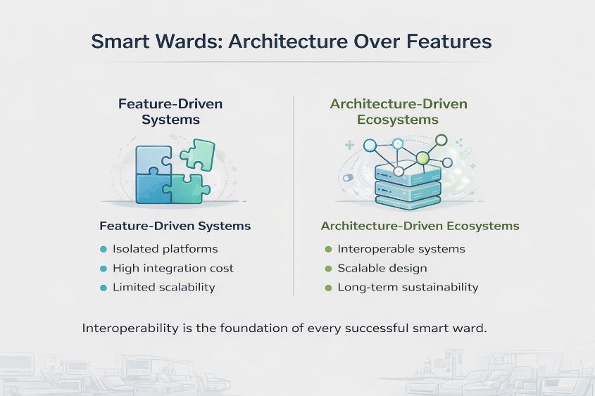 Interoperability in Smart Wards:Why Integration Architecture Matters More Than Features