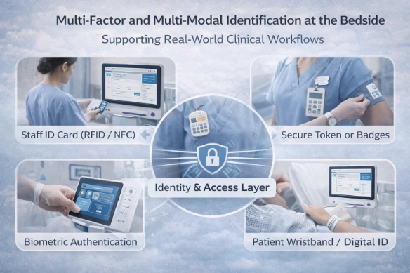 Smart ward identification methods infographic