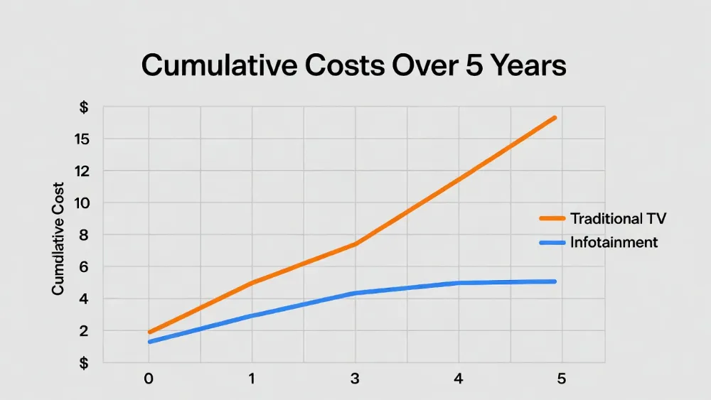 5-Year Cost Projection Graph