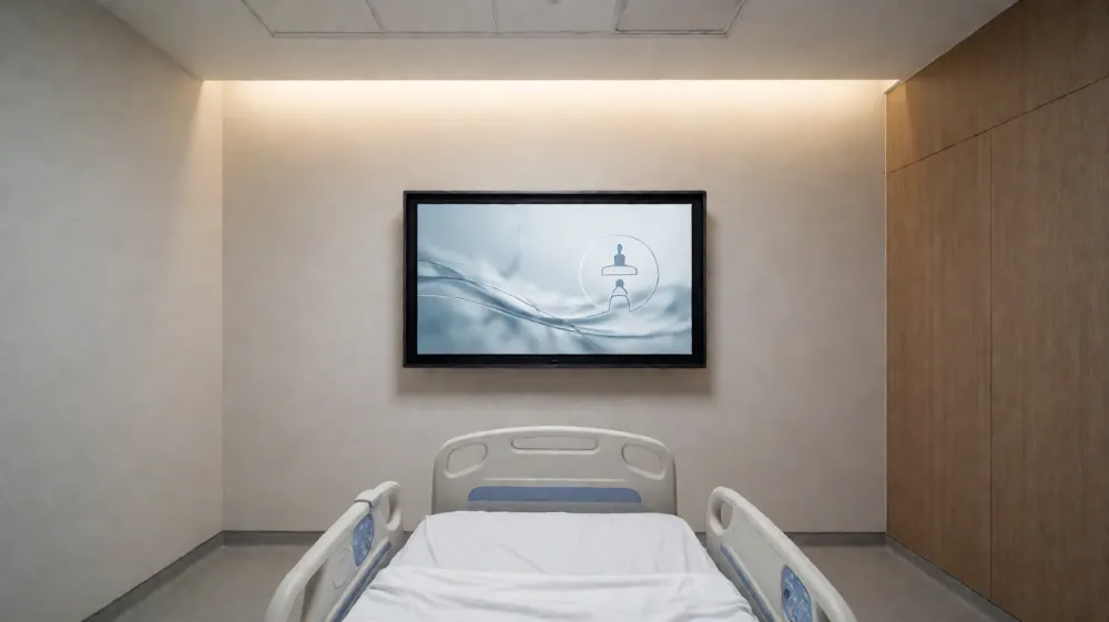 Hospital Patient Room TV